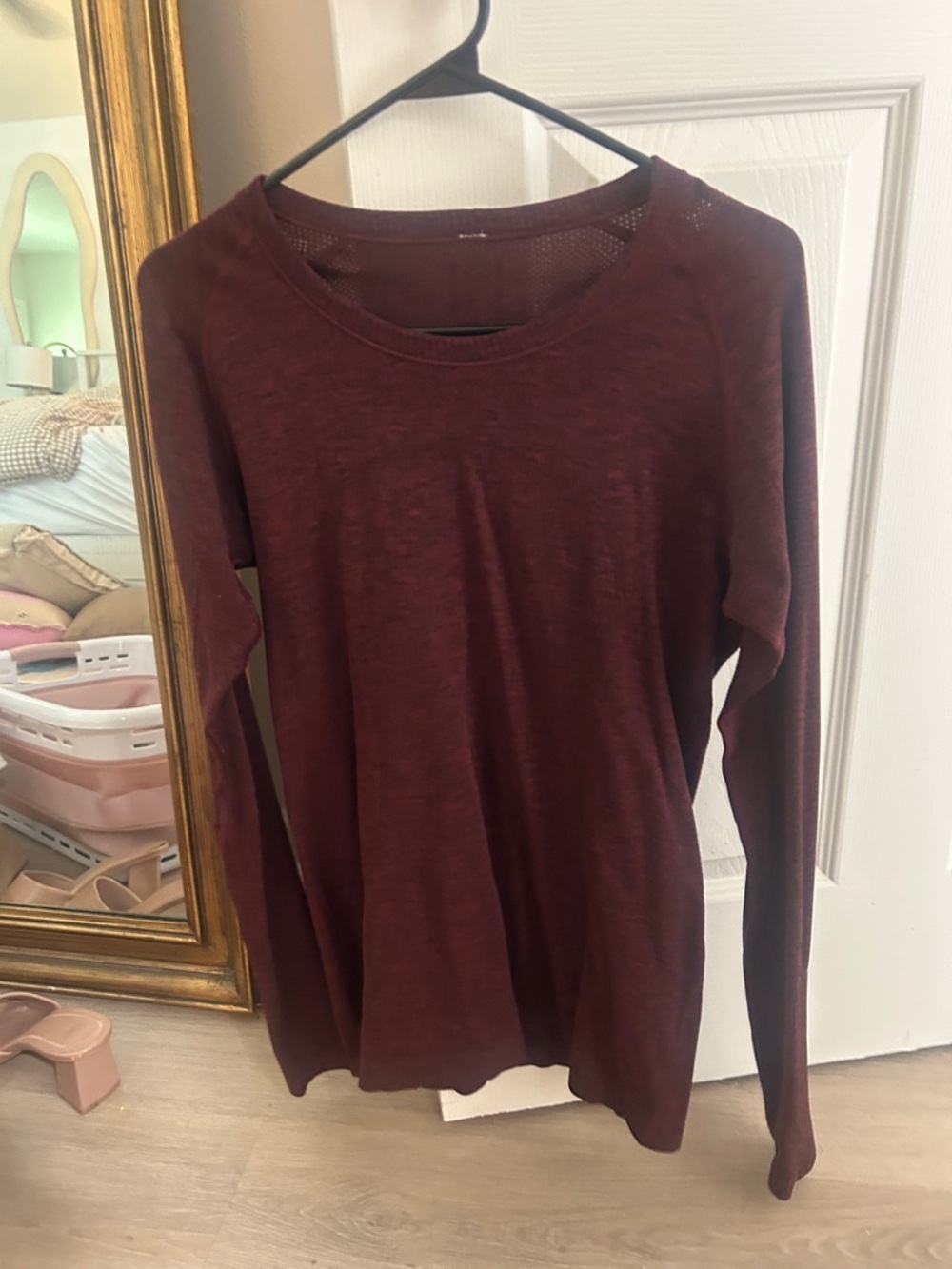 lululemon athletica Long Sleeve Tee - Deep Burgundy